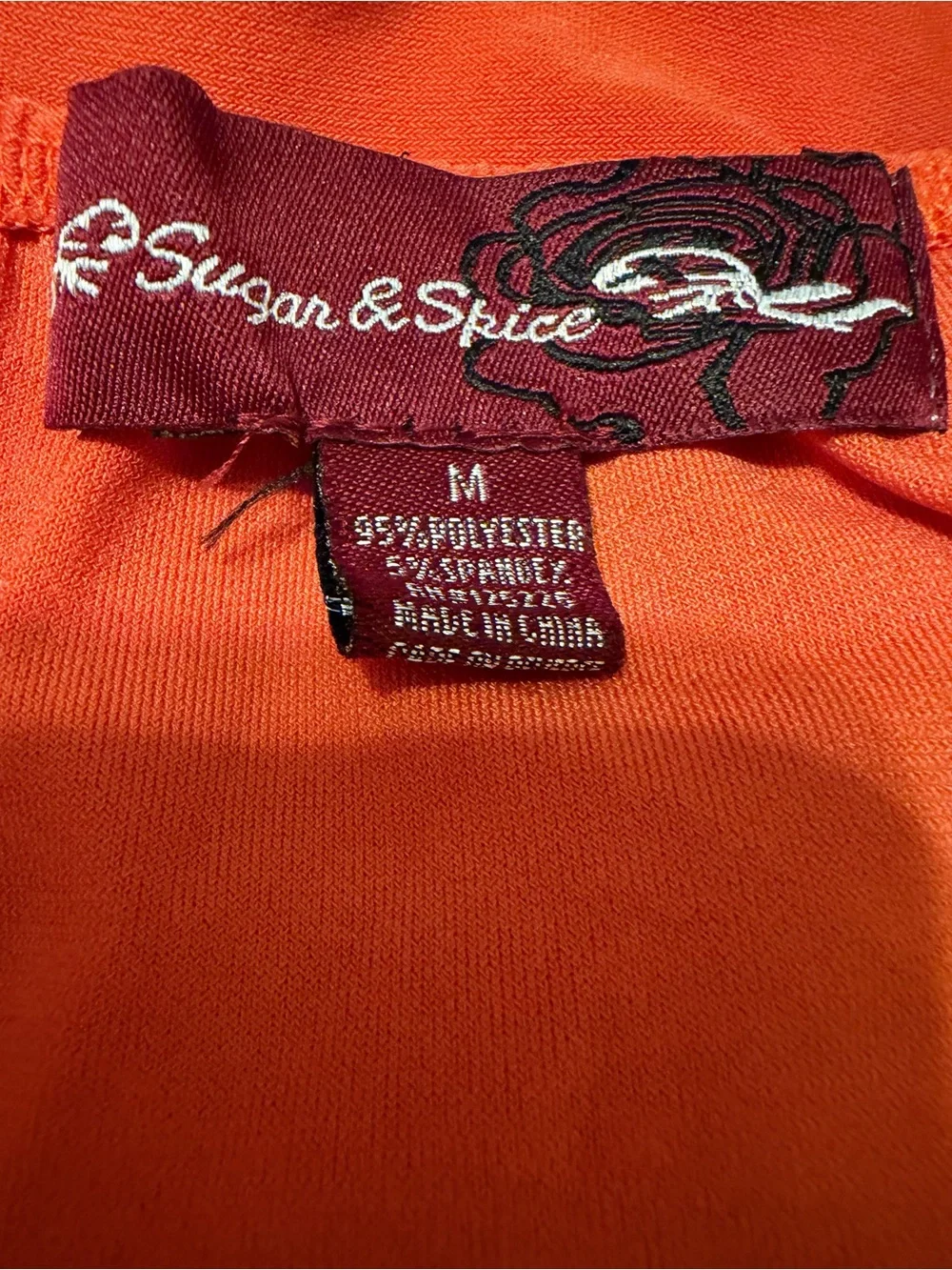 Sugar and Spice Orange Halter Necklace Dress